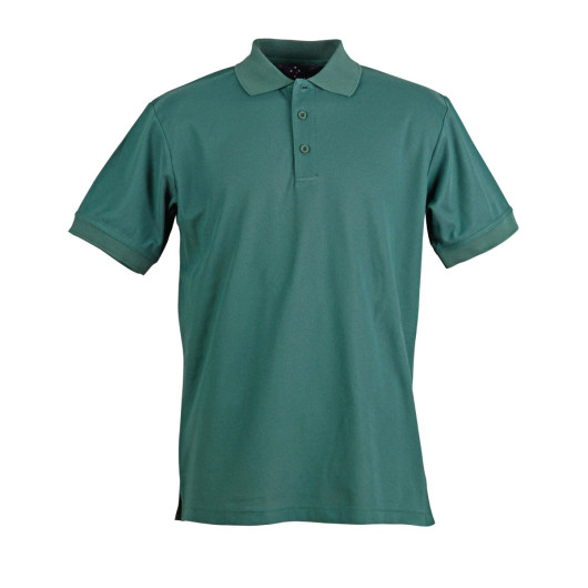 Promotional Mens Classic Casual Polos Bottle Green
